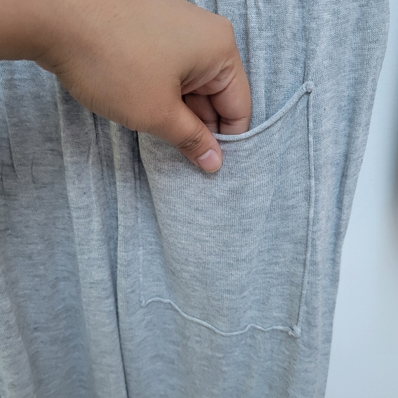 We The Free Gray Lucca Knit Loungewear Comfy Neutral Casual Jumpsuit Size S - Picture 11 of 14